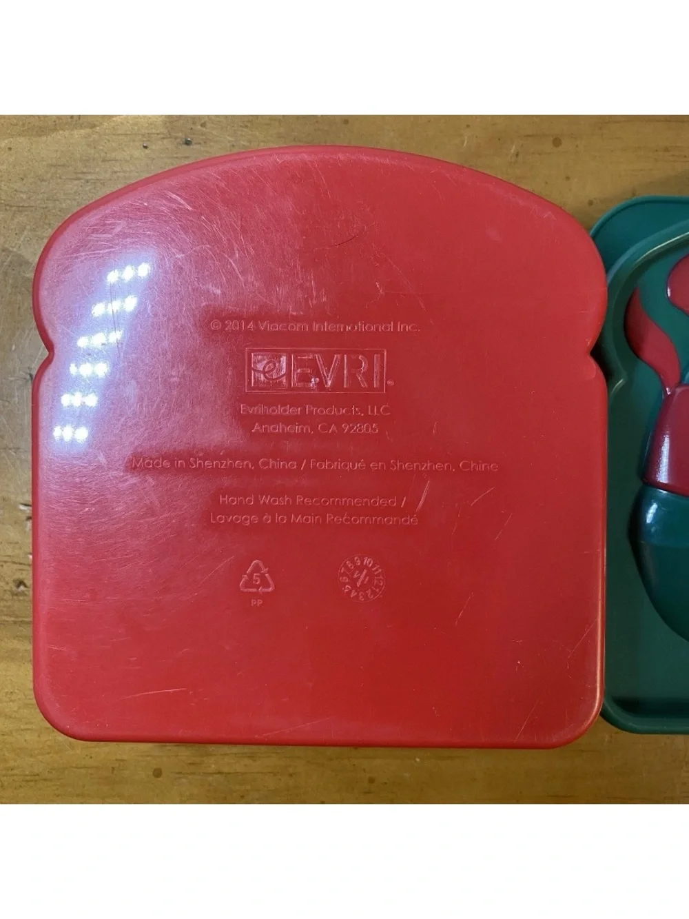 Lunch Sandwich Box Plastic Teenage Mutant Ninja Turtles 2014